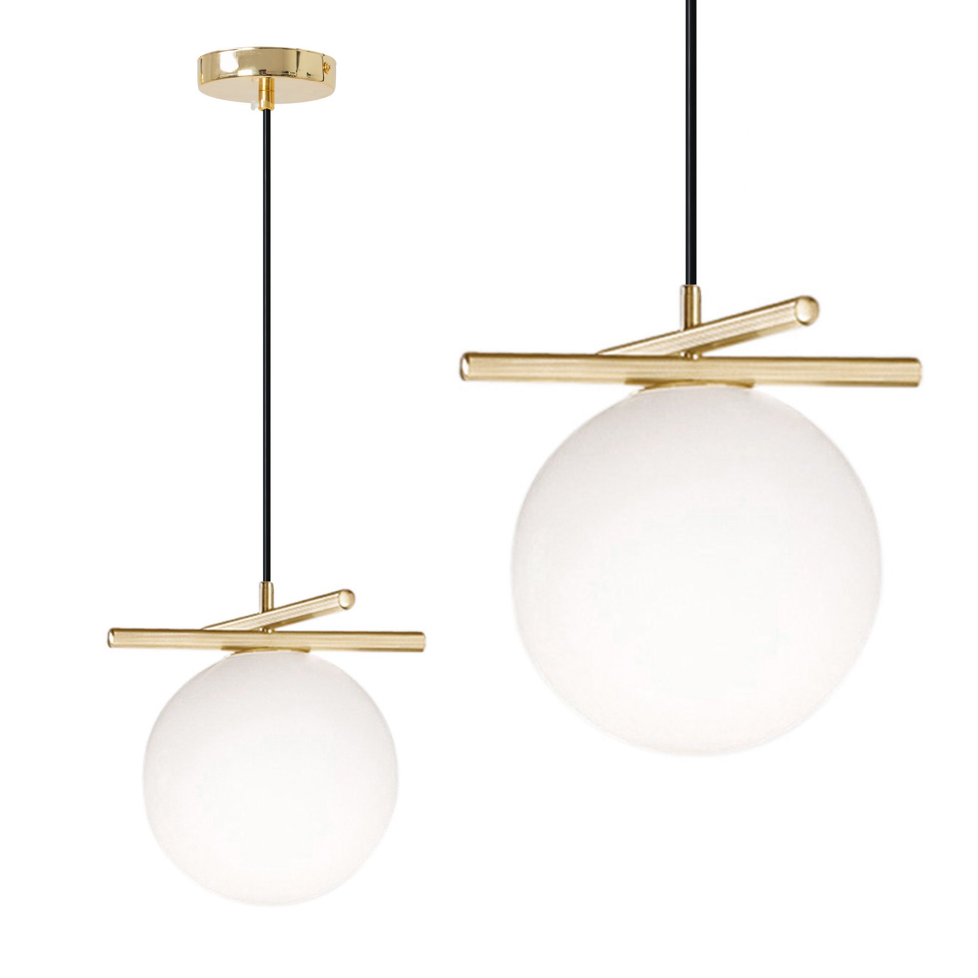 Toolight Moderní minimalistické závěsné osvětlení APP1577-5C, gold