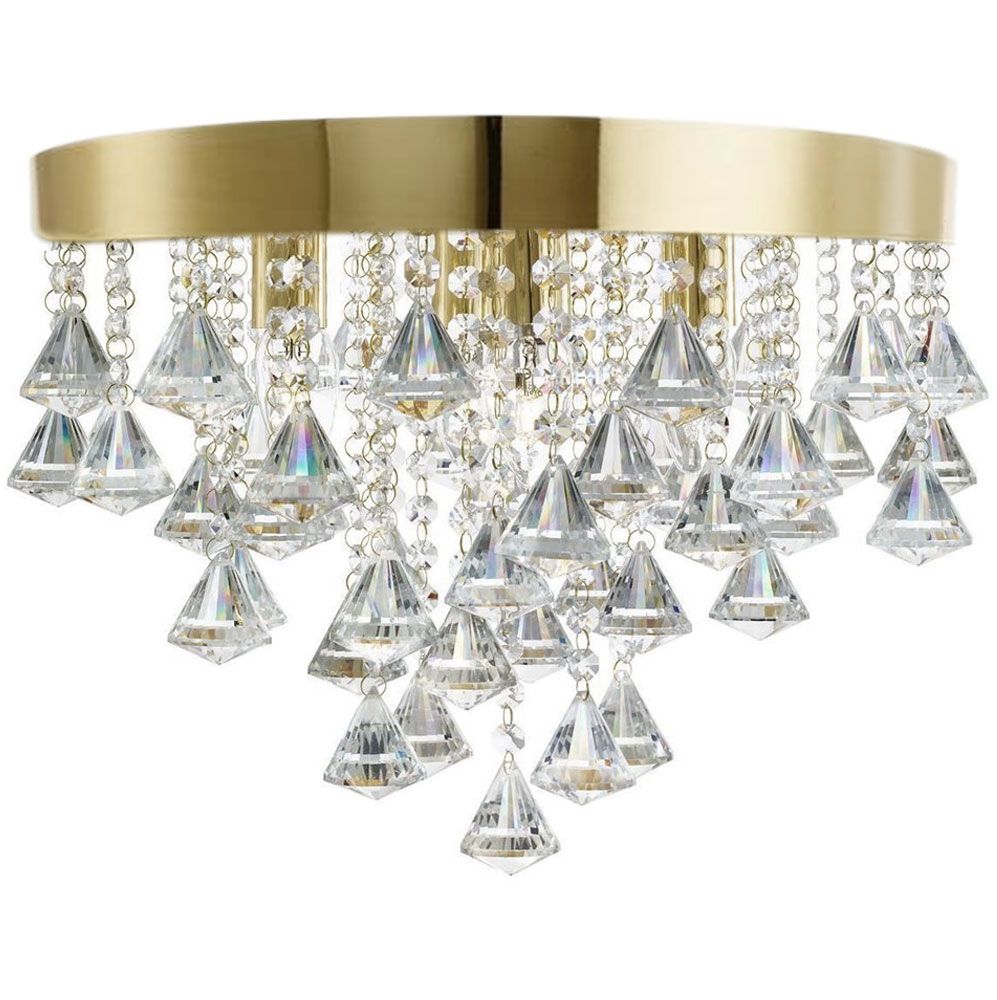 Toolight Osvětlení Elegance Crystal zlaté APP1655-3CP