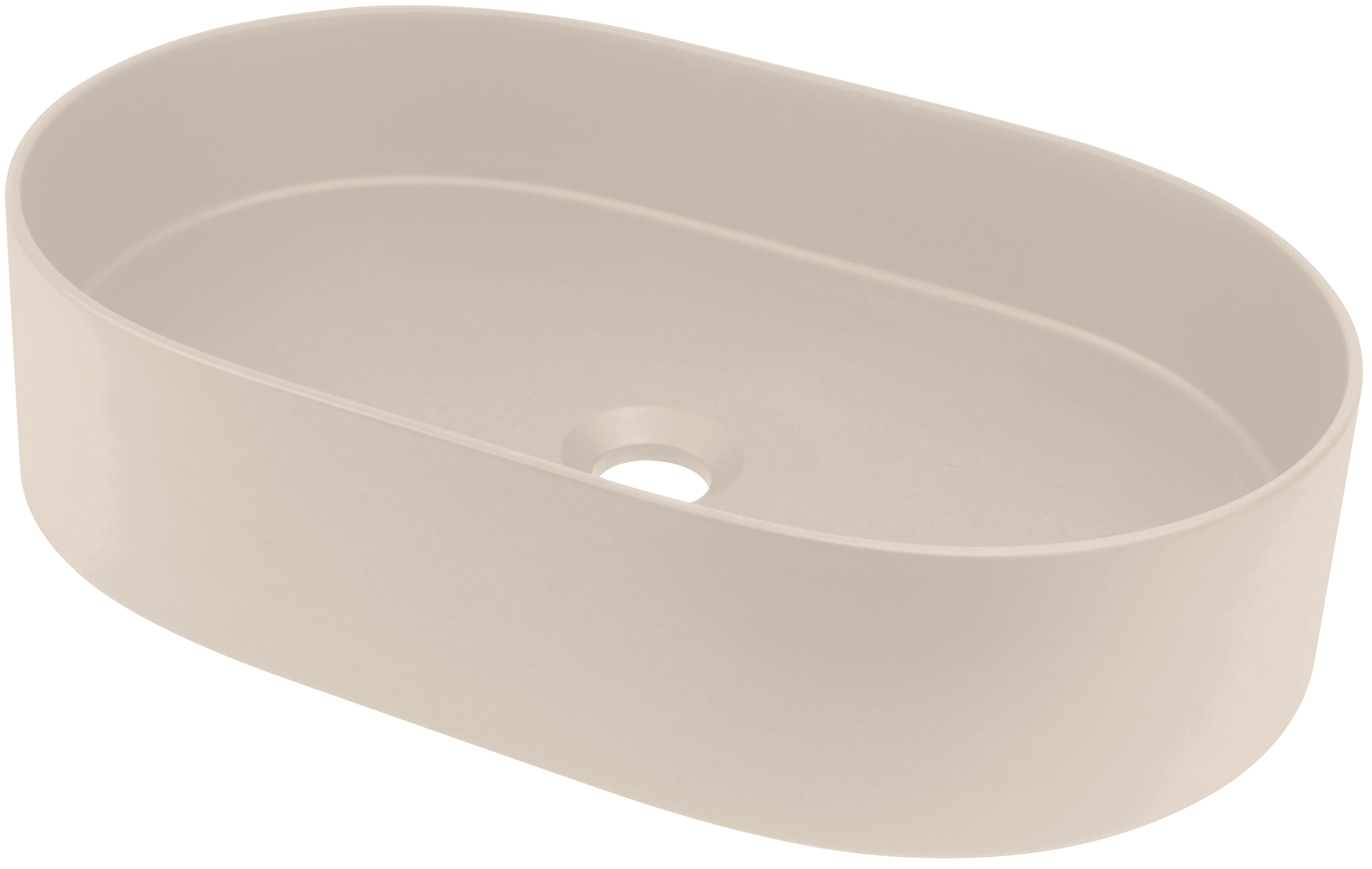 Levně Deante Umyvadlo na desku Silia 55x35 cm - CQS 5U6S, granit, béžové