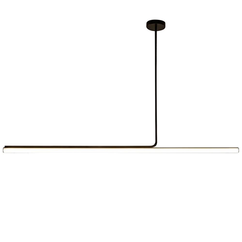 Levně Toolight Moderní designové osvětlení LED APP1660-CP Black 140cm