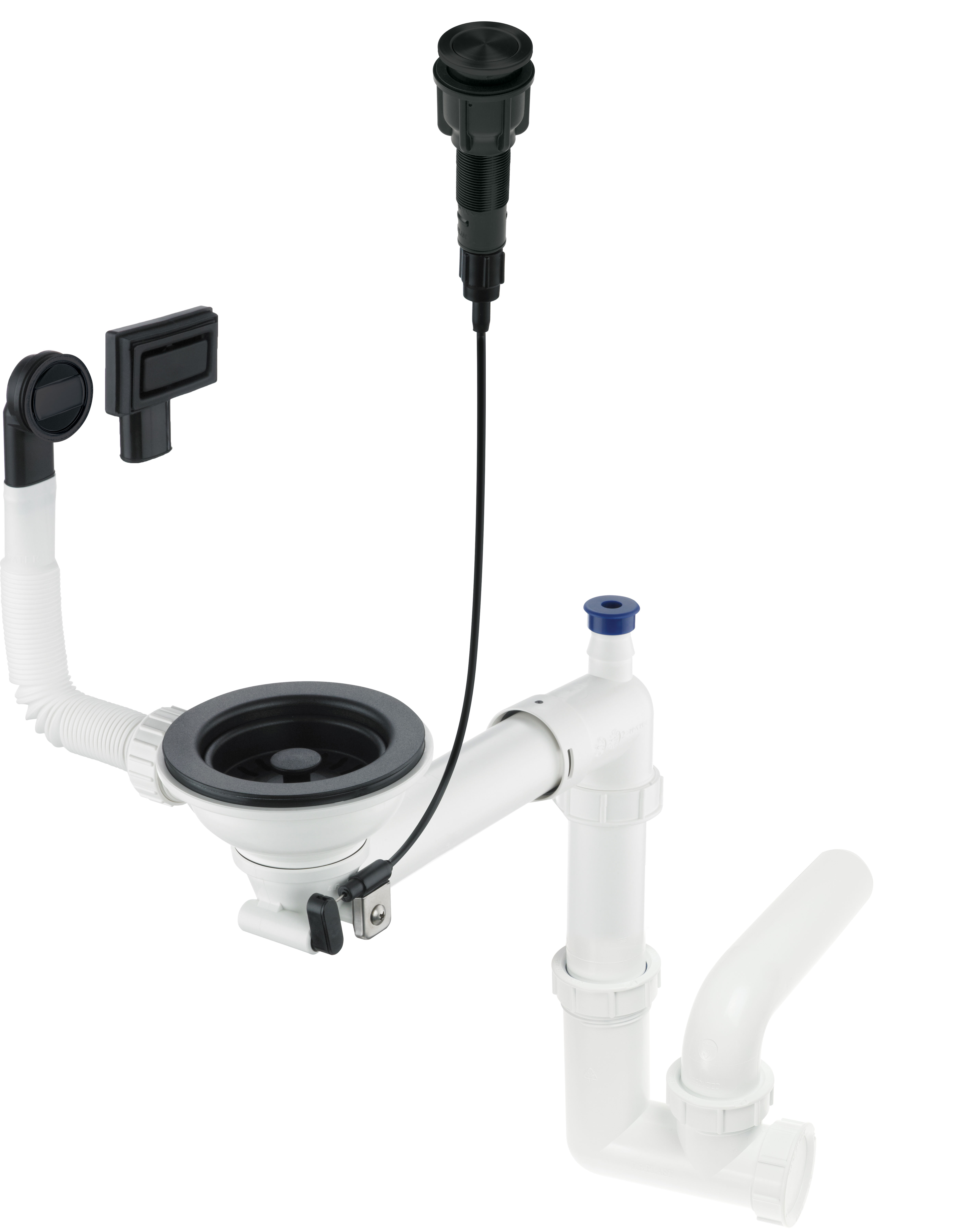Levně Deante Sifon Space-Saver Click pro granitové dřezy s 1 komorou - ZXY N982