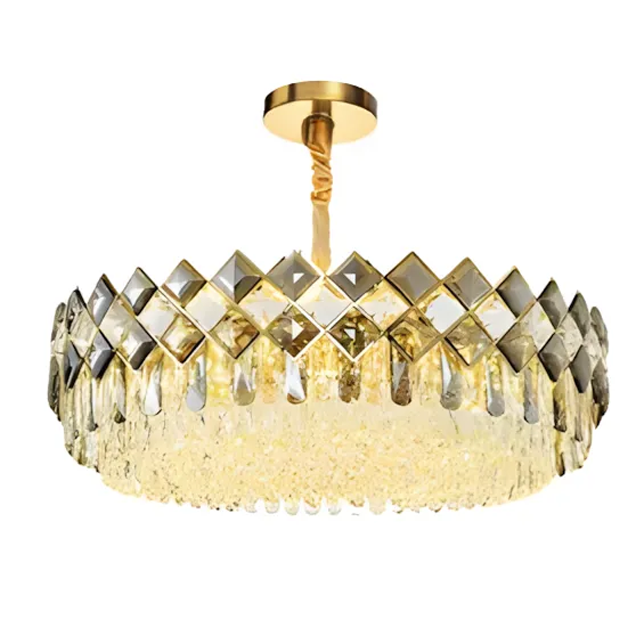 Toolight Moderní designové osvětlení Crystal APP1540-8CP60 Gold