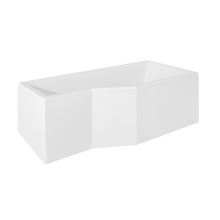 Levně Besco Krycí panel k atypické vaně Integra P 150x75 (170x75), bílý Barva: Bílá, Rozměry (cm): 170x75