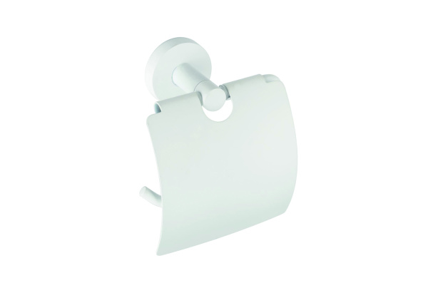 Levně Bemeta Design WHITE: Držák toaletního papíru, s krytem - 104112014