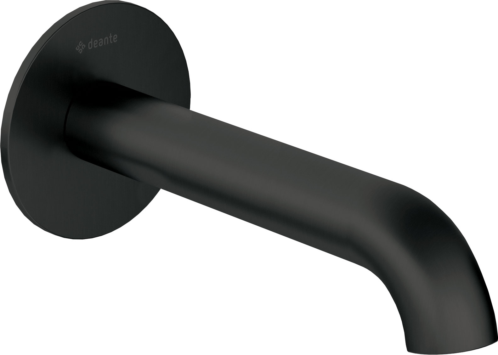 Levně Deante Vanový/umyvadlový výtok Silia 160 mm - NQS N80K, černá mat