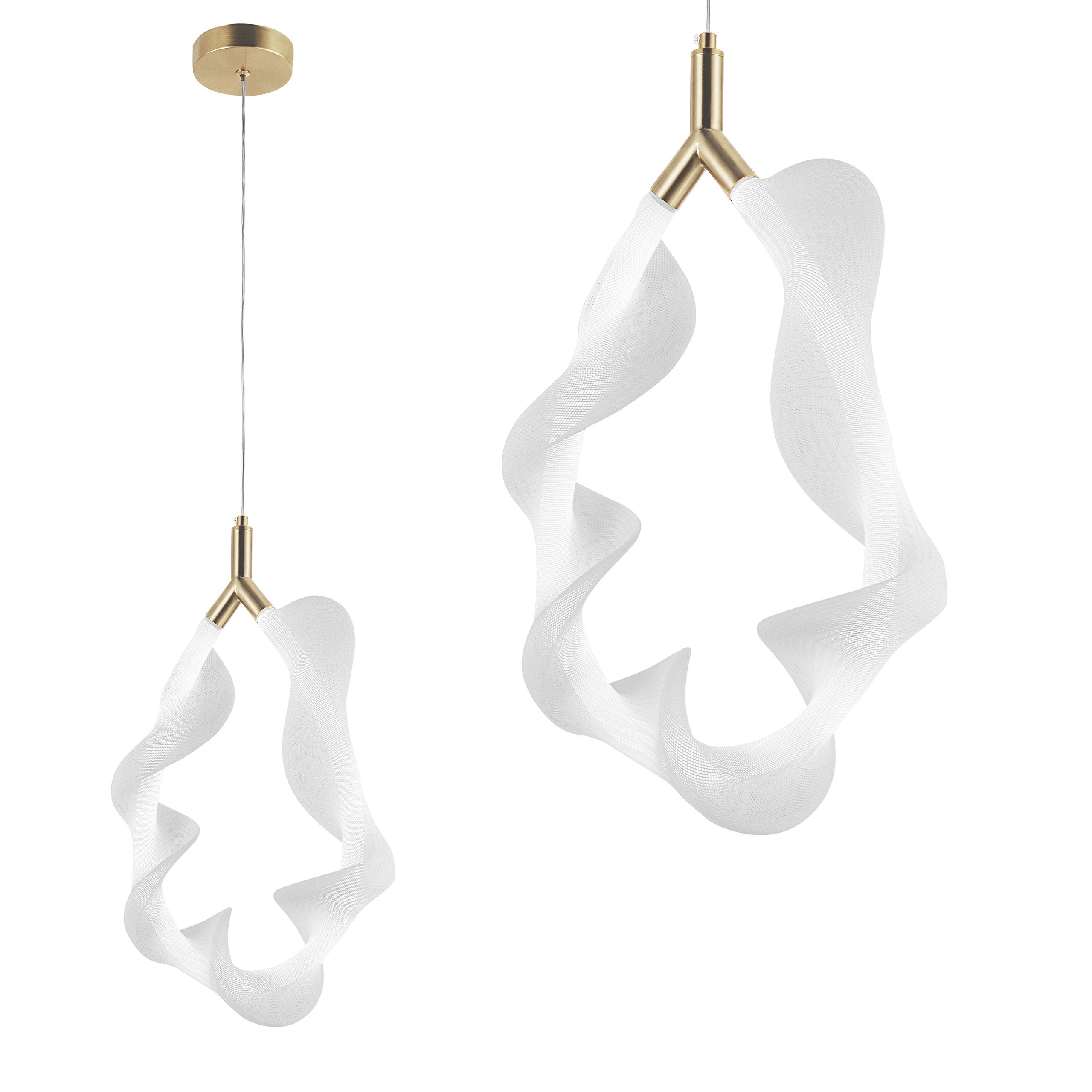 Toolight Designové LED osvětlení G013-1CP zlatá/bílá