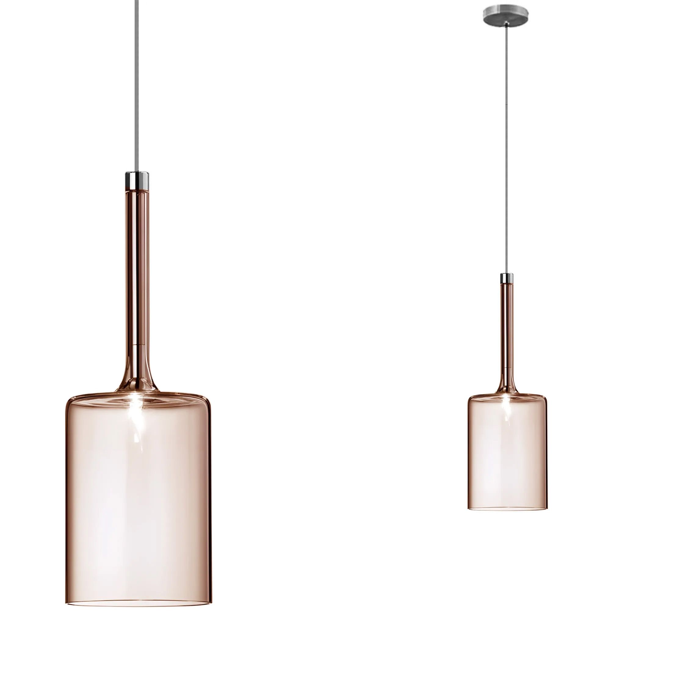 Toolight Závěsné skleněné osvětlení APP1699-1CP AMBER B