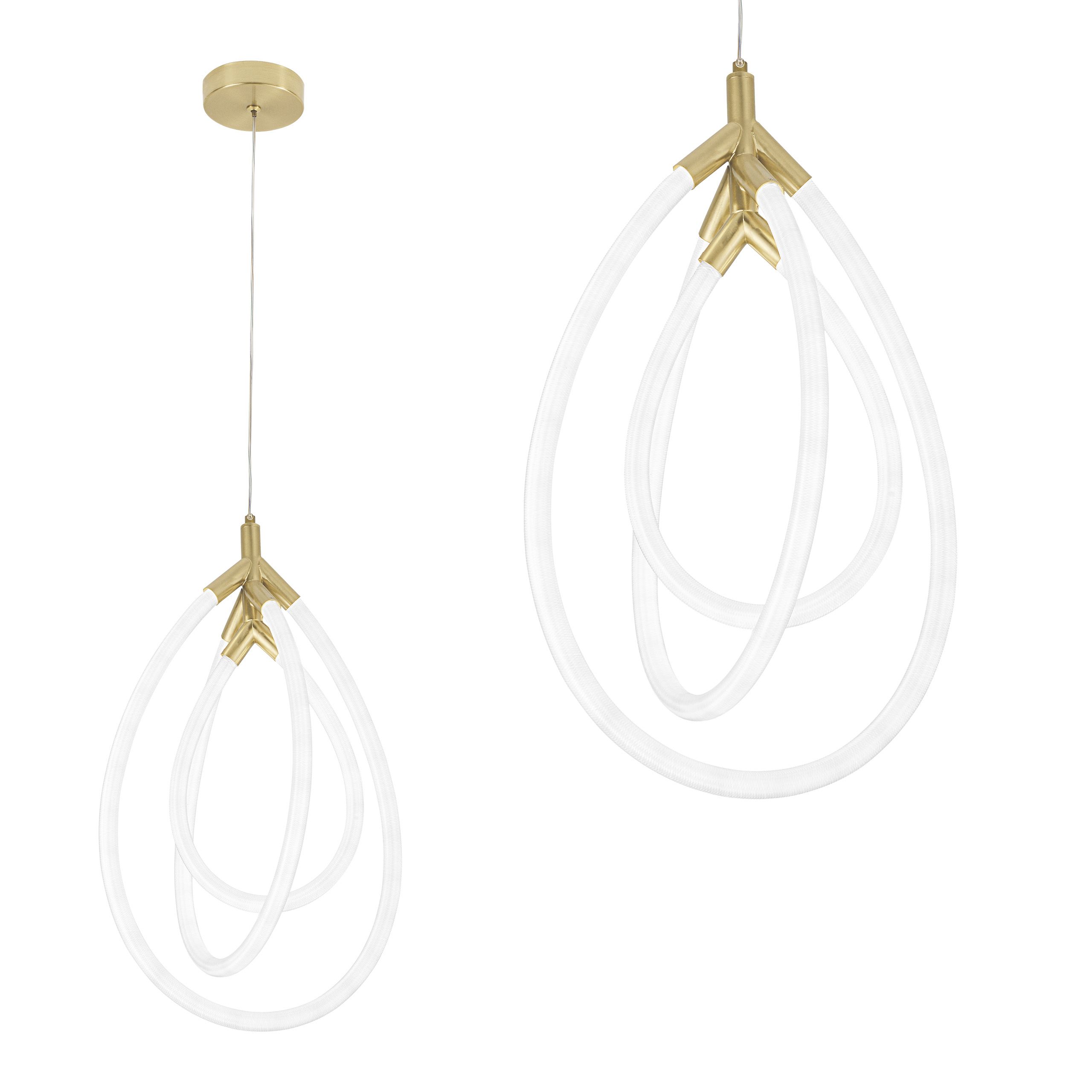 Toolight Moderní LED osvětlení Circle-2 G018-CP zlaté