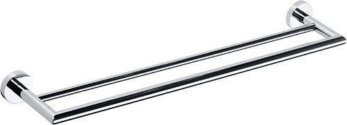 Bemeta Design OMEGA: Držák ručníků, 600 mm, dvojitý - 104204052