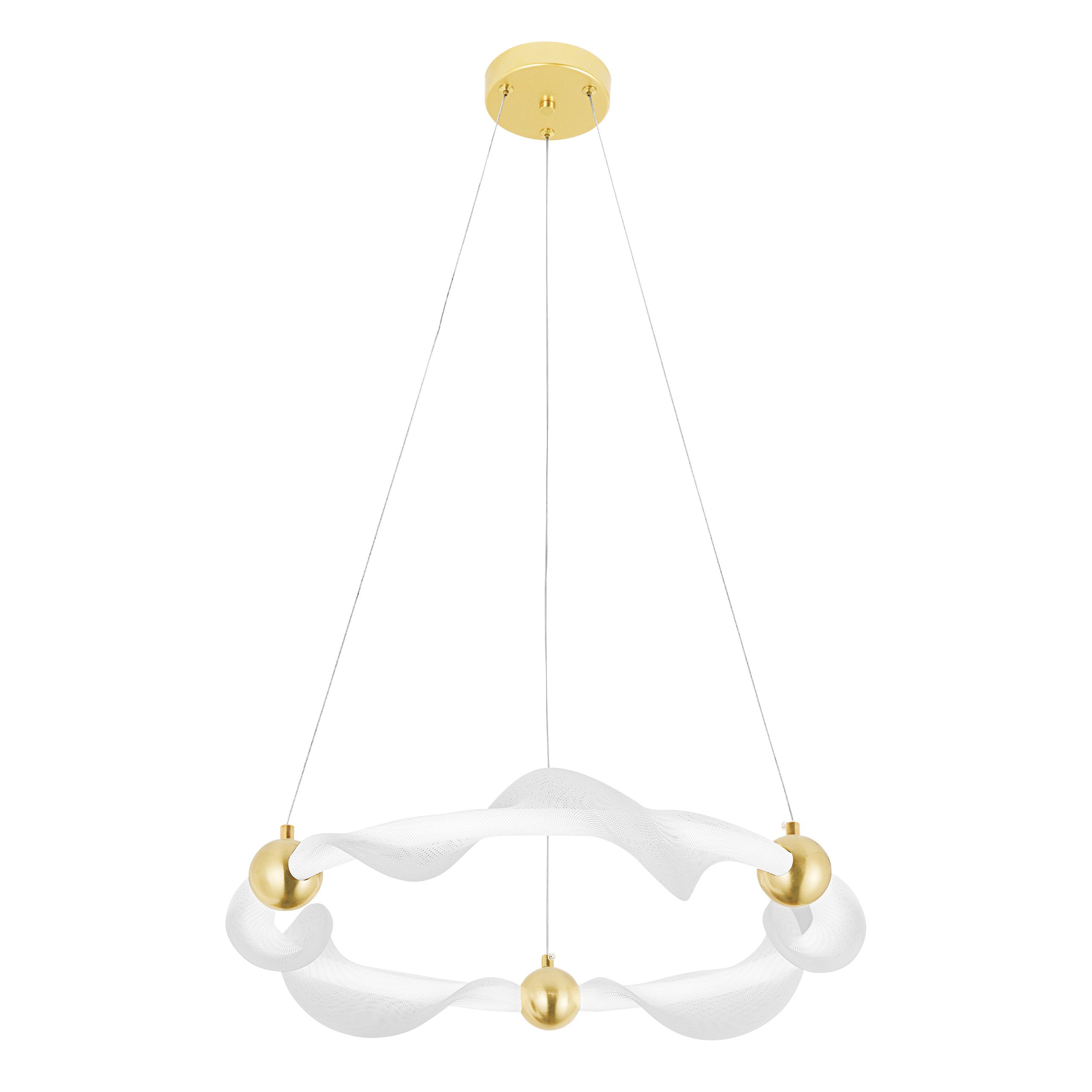 Toolight Závěsné LED osvětlení Urban B4 G010-CP bílé/zlaté