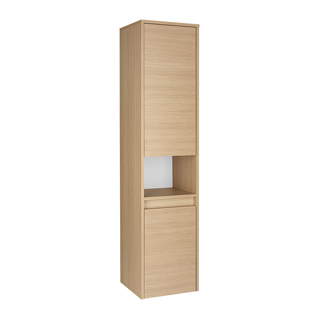 Levně BPS-koupelny Doplňková koupelnová skříňka vysoká Arwood DL V 35 P/L