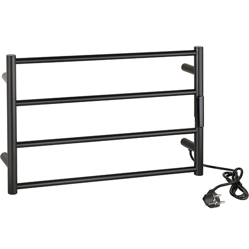 Levně Bemeta Design Elektrický koupelnový radiátor / sušák ručníků 560x370x90 mm, 63W, černá - 704151080