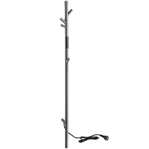 Levně Bemeta Design Elektrický koupelnový radiátor / sušák ručníků, tyč, 30W, grafit mat - 704155015