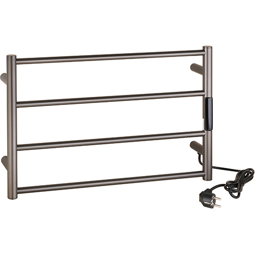 Levně Bemeta Design Elektrický koupelnový radiátor / sušák ručníků 560x370x90 mm, 63W, grafit mat - 704155085