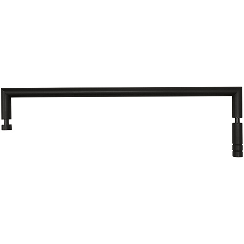 Bemeta Design DARK: Držák ručníků, 450 mm, na skleněné dveře - 104204310