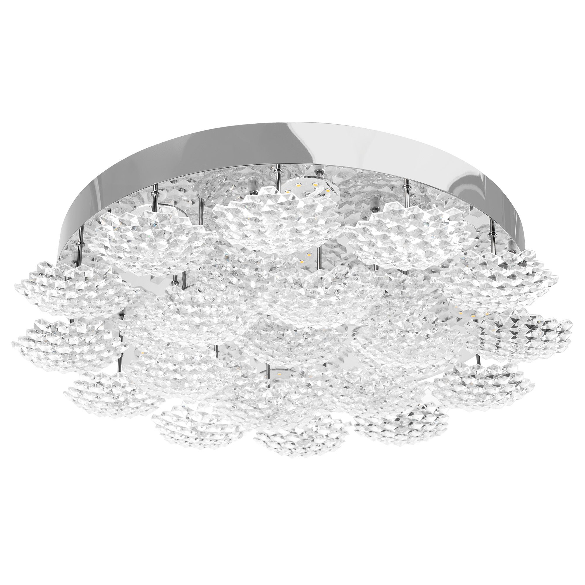 Toolight Stropní LED osvětlení Crystal Modern D9 MS014-C chrom