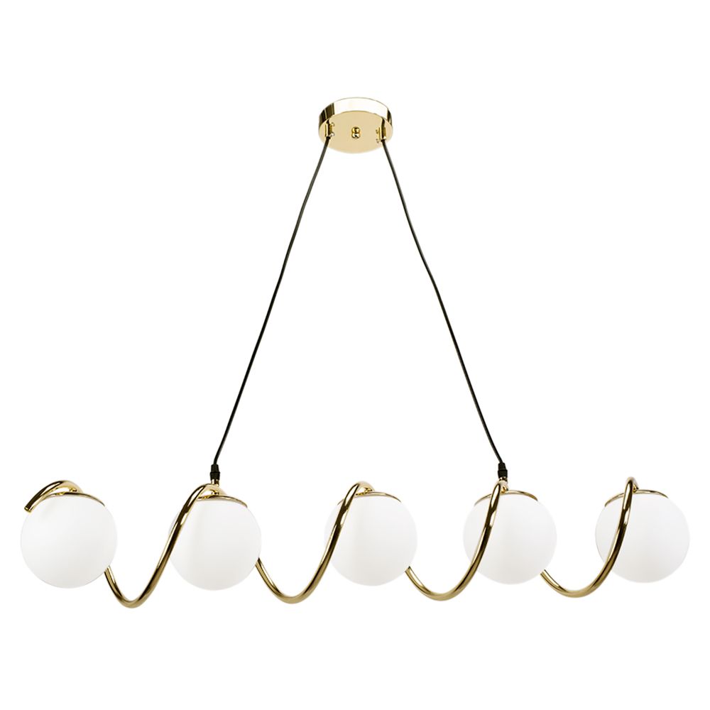 Toolight Závěsné osvětlení Modern D7 APP1780-5CP zlaté