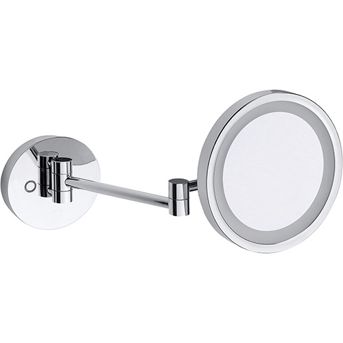 Bemeta Design Kosmetické zrcátko s LED osvětlením, ø 200 mm, ZOOM 7x - 112101779