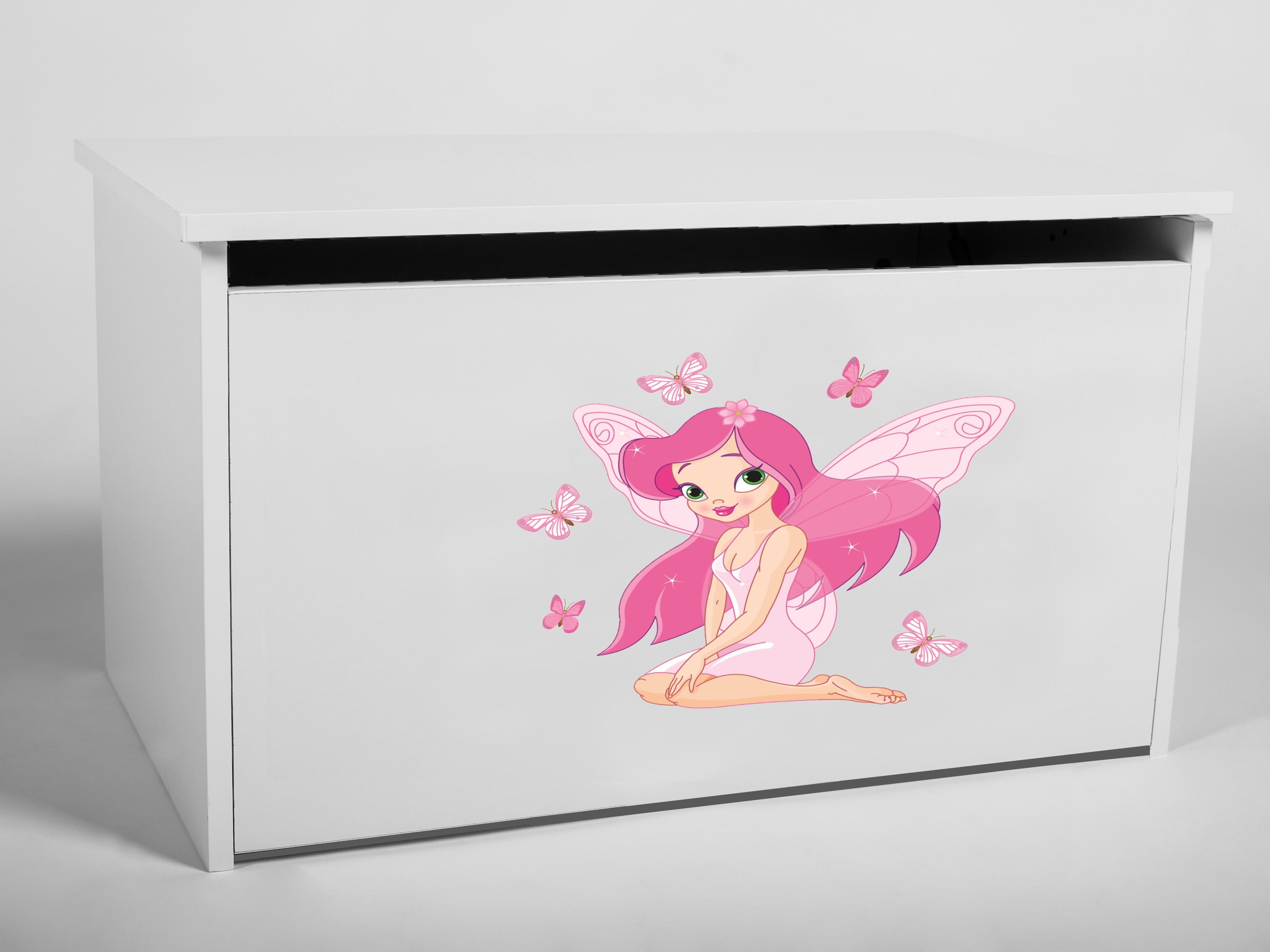 Levně ADRK Úložný box DARIA GIR-WING, bílá