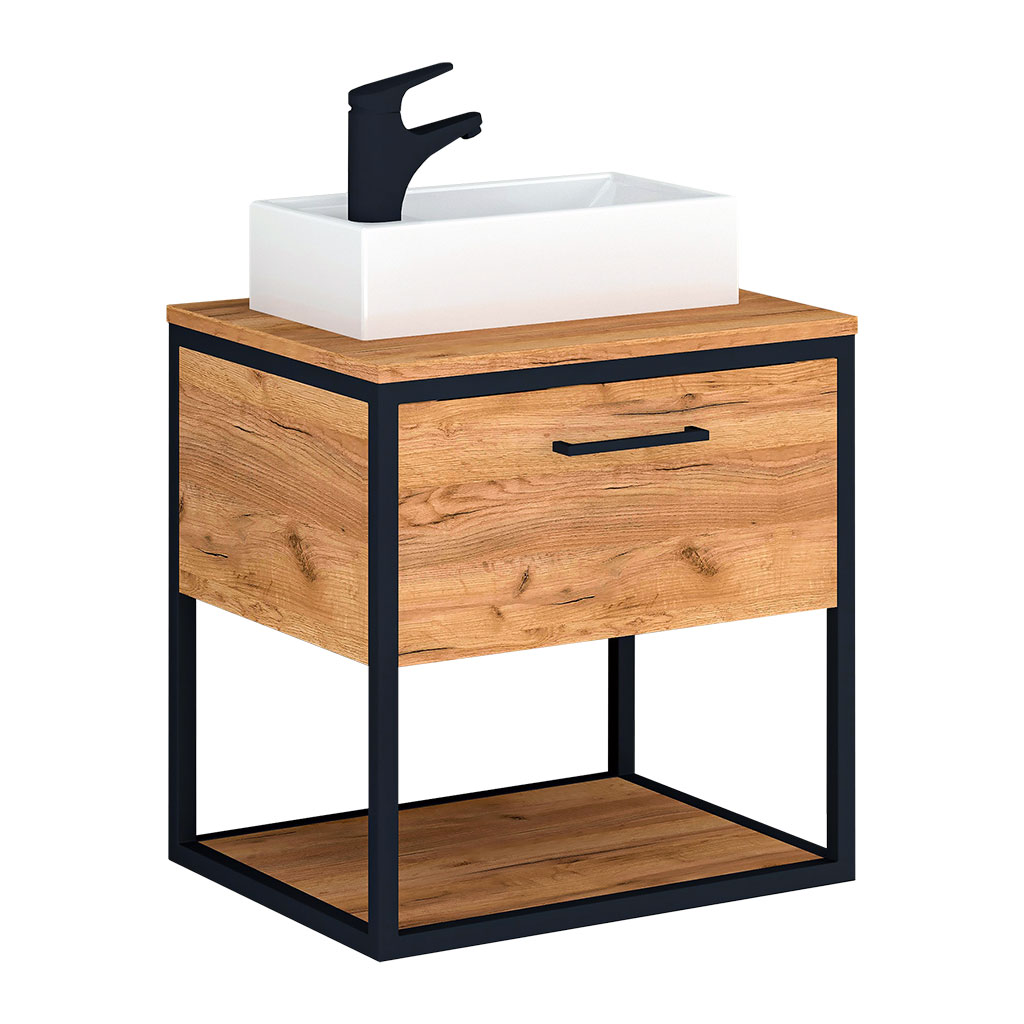 Levně BPS-koupelny Koupelnová skříňka pod deskové umyvadlo Agora 50-HD