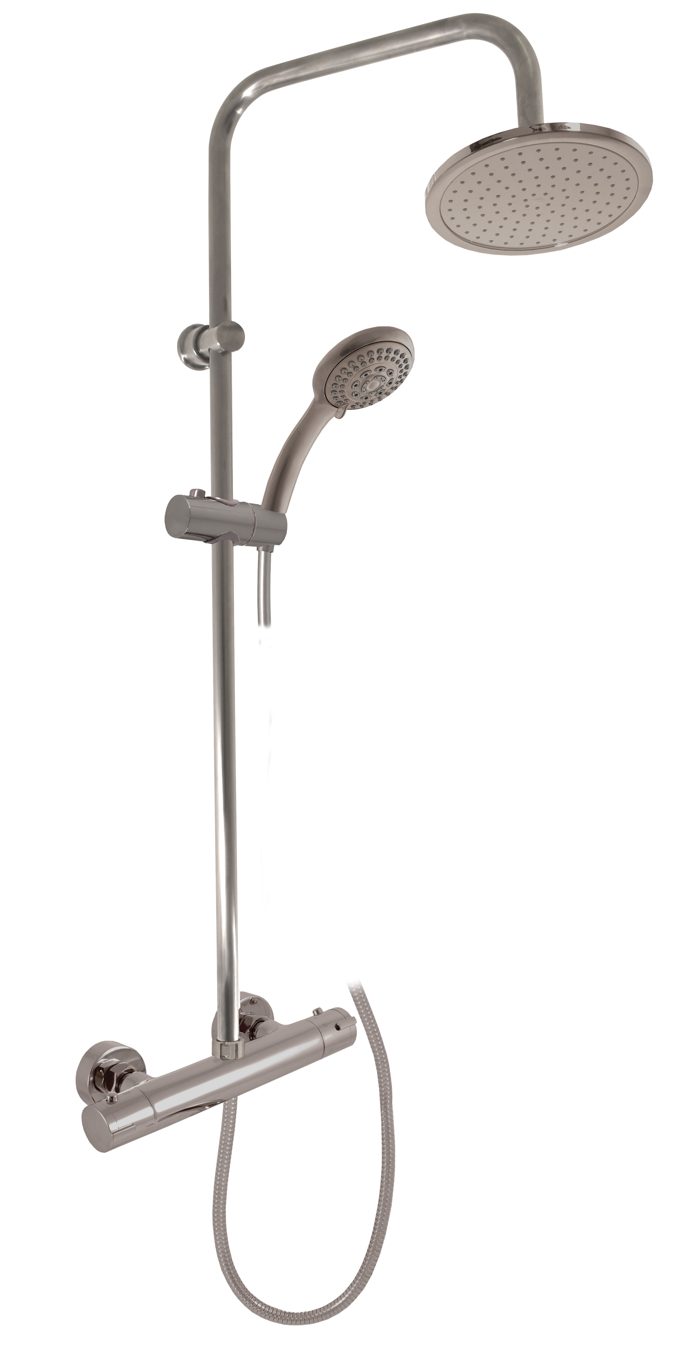Slezák - RAV Sprchový komplet s termostatickou baterií TERMOSTATICKÁ - TRM82.5/7-61MGL, Metal grey lesk