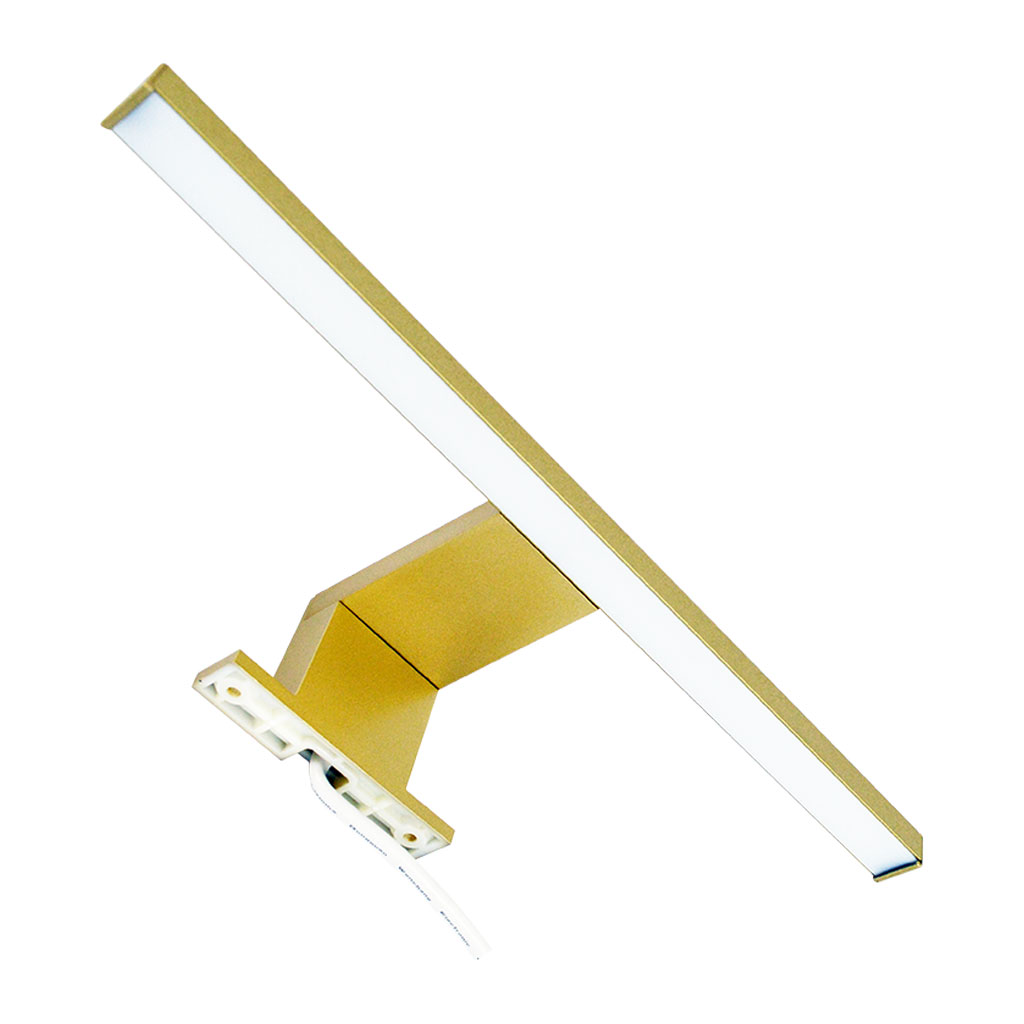 Levně BPS-koupelny LED osvětlení zrcadla Any LED 30 G, zlatá