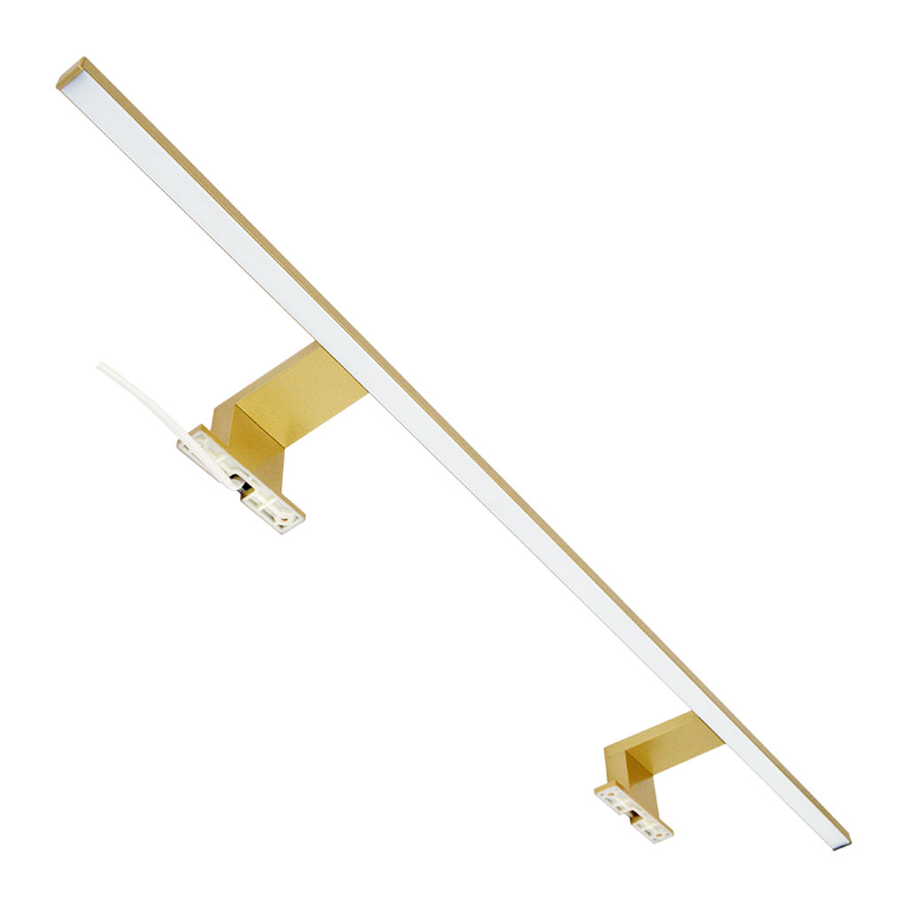 Levně BPS-koupelny LED osvětlení zrcadla Any LED 80 G, zlatá