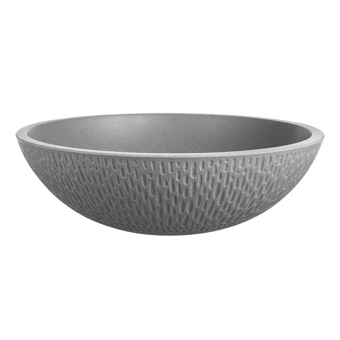 Levně Kuchinox Umyvadlo na desku Amber ø41 cm - VGR1521T, granit, šedé