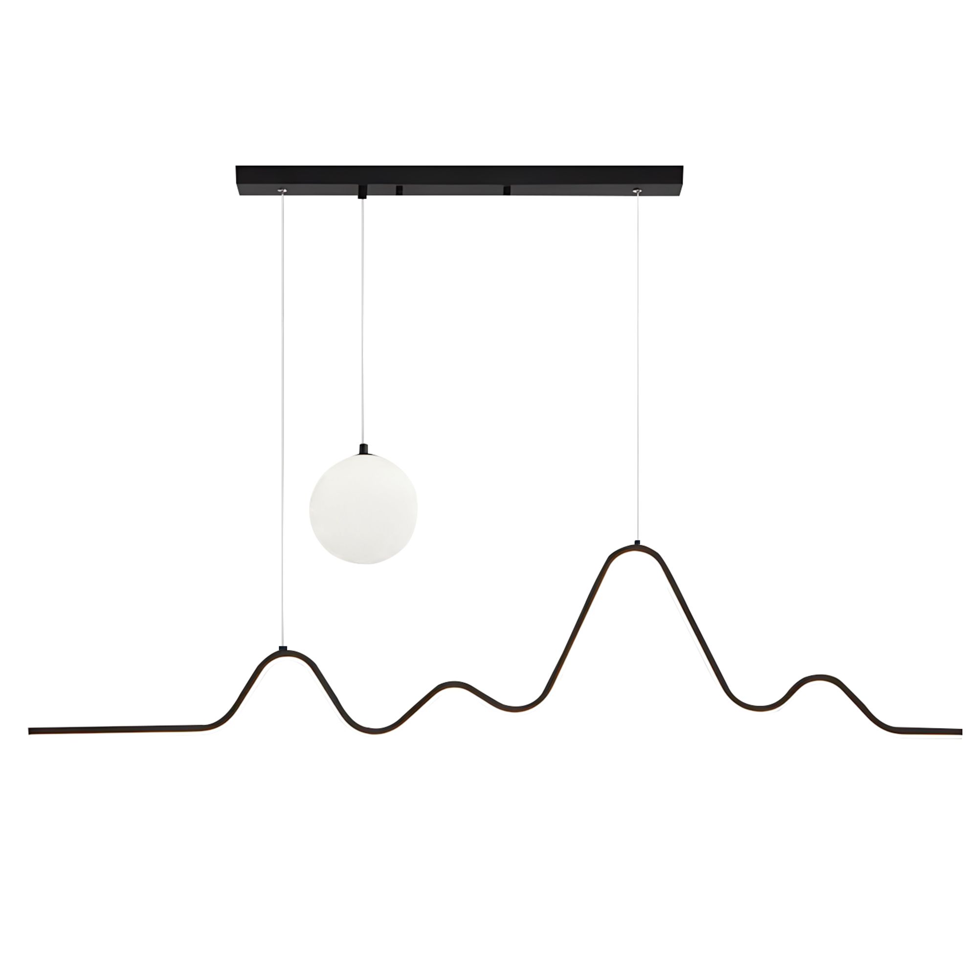 Toolight Závěsné LED osvětlení E18 LHJ033-CP černé