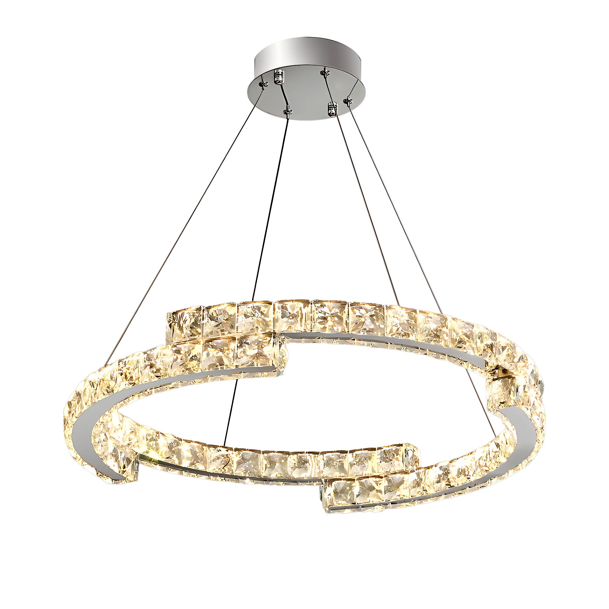 Toolight Závěsné LED osvětlení E38 APP1770-CP 60 cm chrom