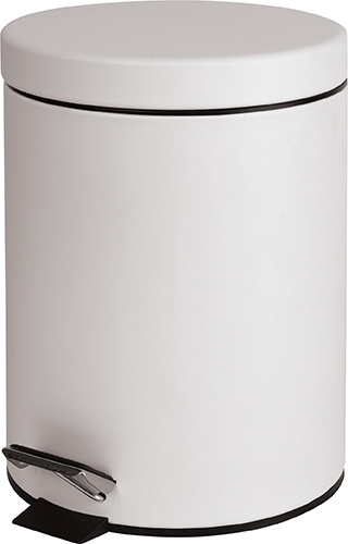 Levně Bemeta Design WHITE: Odpadkový koš, 5 l - 104315014