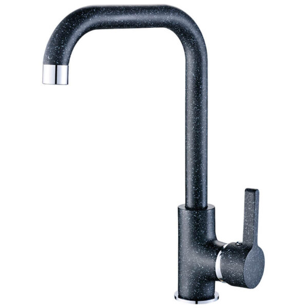 Laveo Dřezová baterie Lena s otočným raménkem - BKU_765D, černý granit