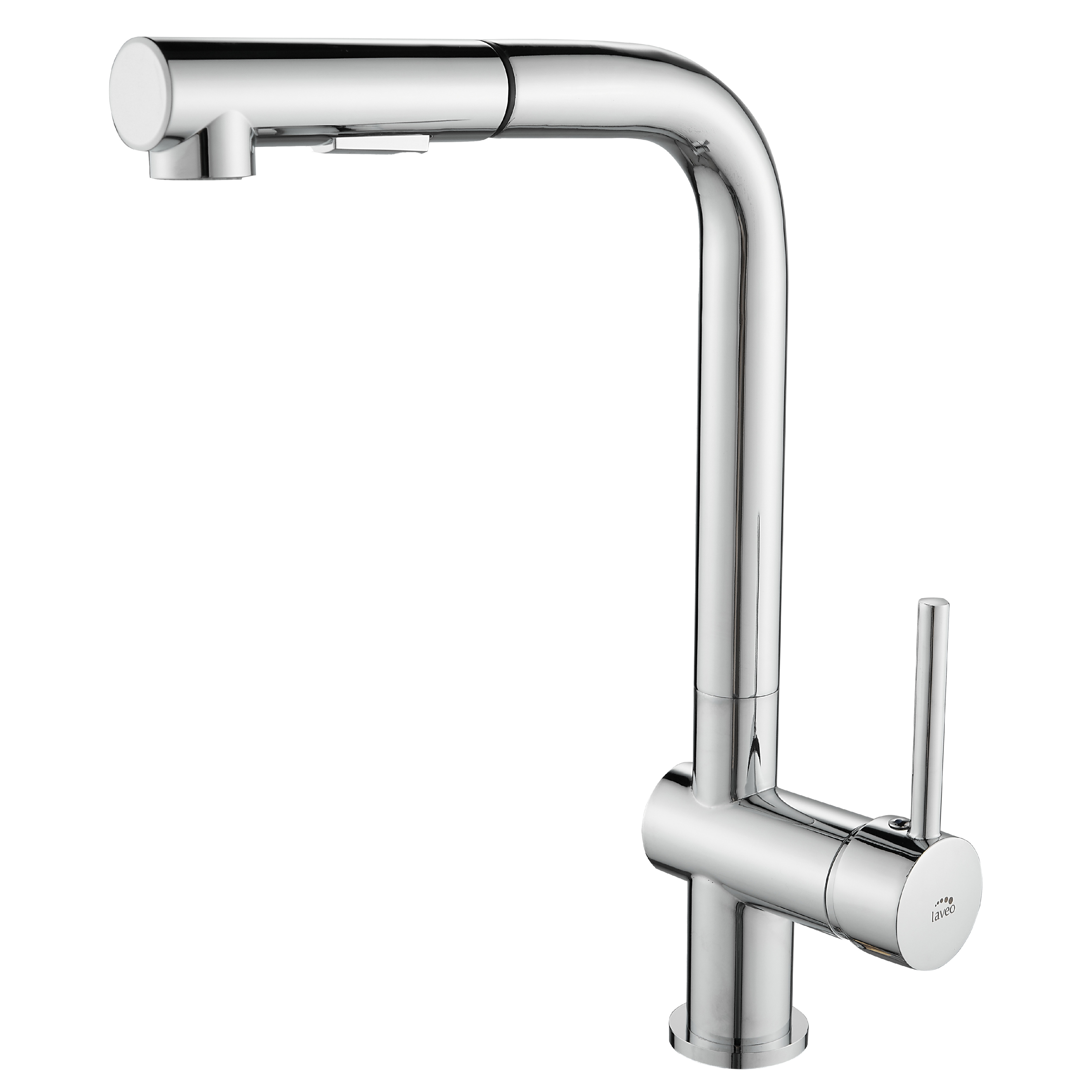 Levně Laveo Dřezová baterie Luna s výsuvným výtokem - BLZ_069D, chrom