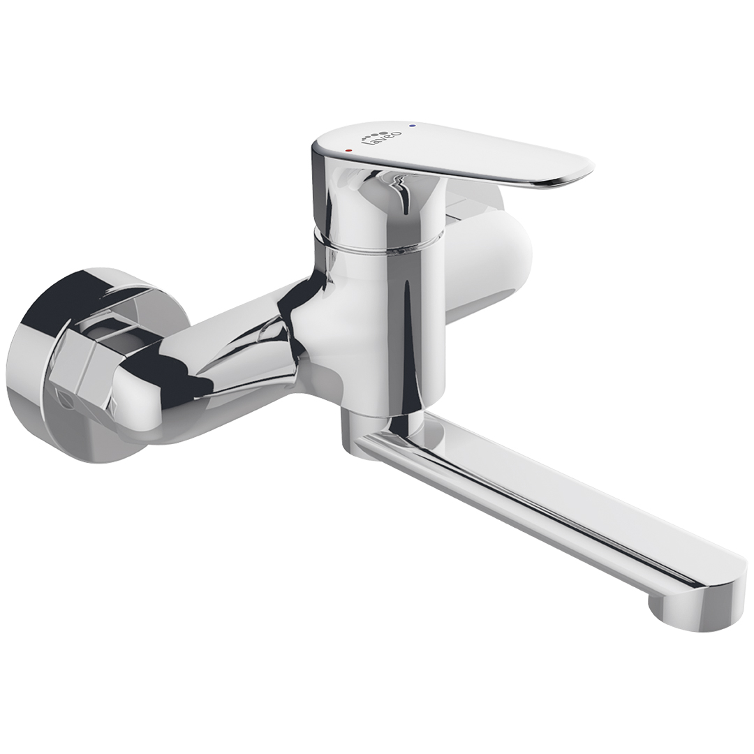 Levně Laveo Umyvadlová baterie Rondo nástěnná - BLX_050D, chrom