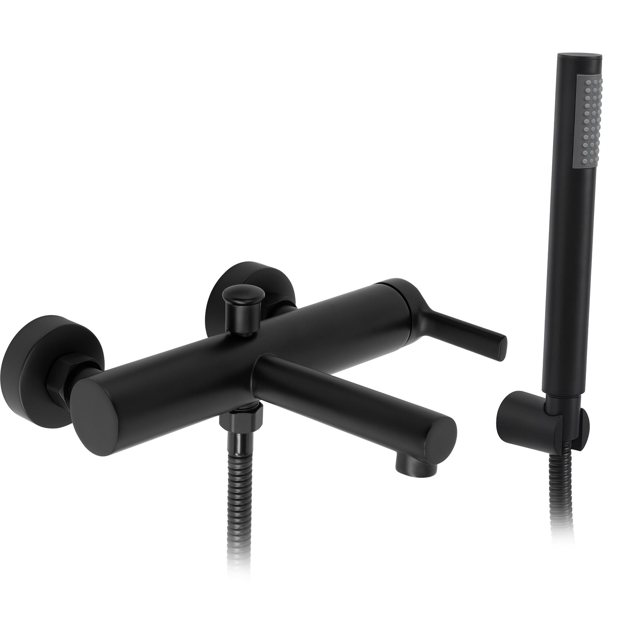 Nástěnná vanová baterie REA PIXEL černá mat