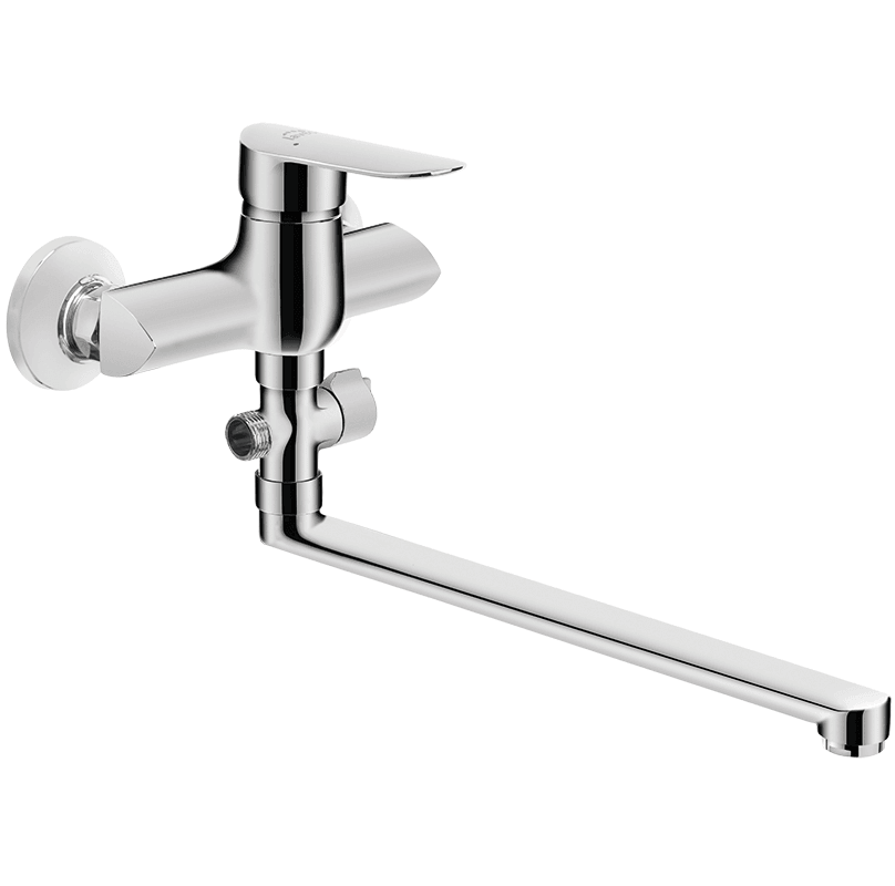 Laveo Vanová baterie Appia s otočným výtokovým ramínkem - BLP_01FD, chrom