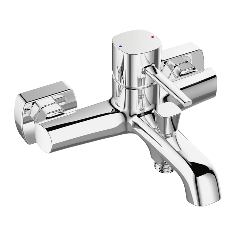 Levně Laveo Vanová baterie Pola - BAP_010D, chrom