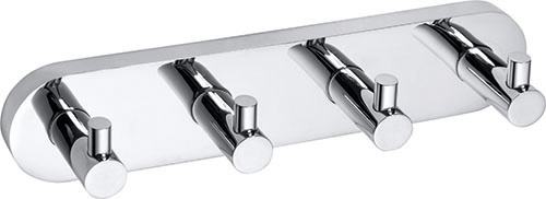 Levně Bemeta Design OMEGA: Věšák, se 4 háčky - 104405212