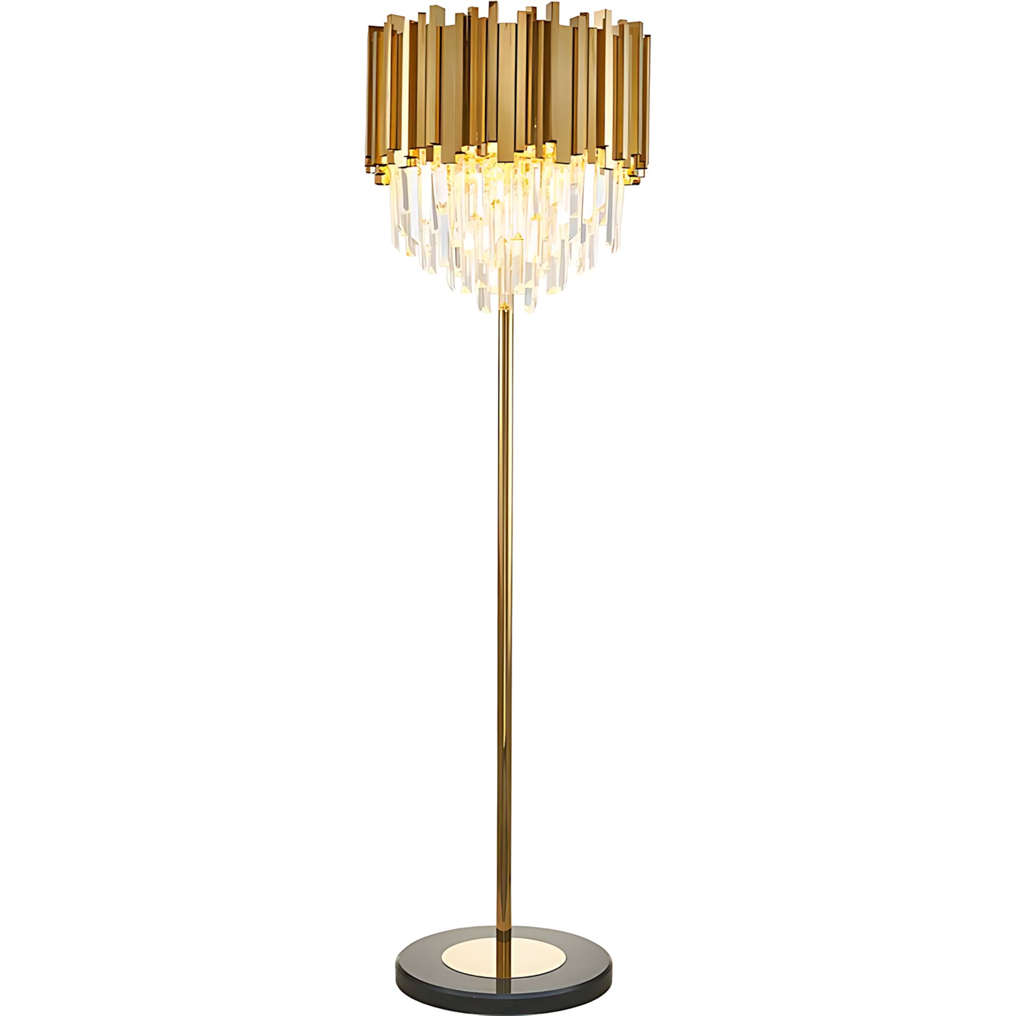 Toolight Stojací lampa Modern D55 APP1717-3F zlatá