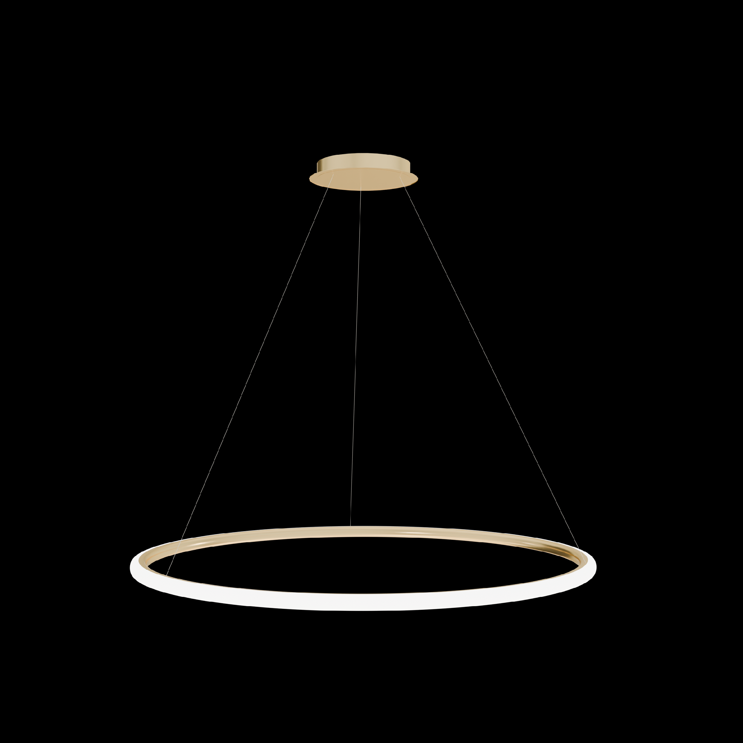 Toolight Závěsné LED osvětlení Modern D14 LHJ001-CP 40 cm zlaté