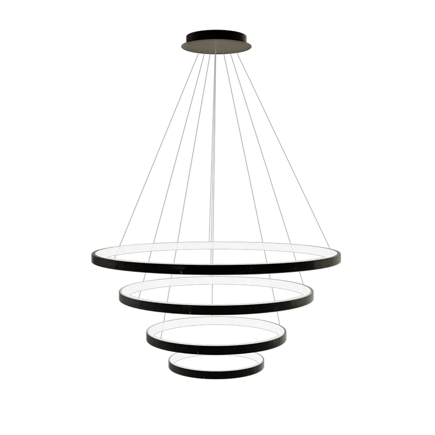 Levně Toolight Závěsné LED osvětlení Modern D25 LHJ014-CP4 černá