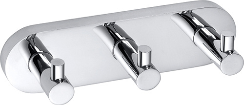 Levně Bemeta Design OMEGA: Věšák, se 3 háčky - 104405232