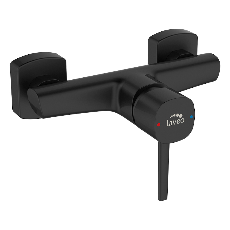 Levně Laveo Sprchová baterie Pola - BAP_740D, černá mat