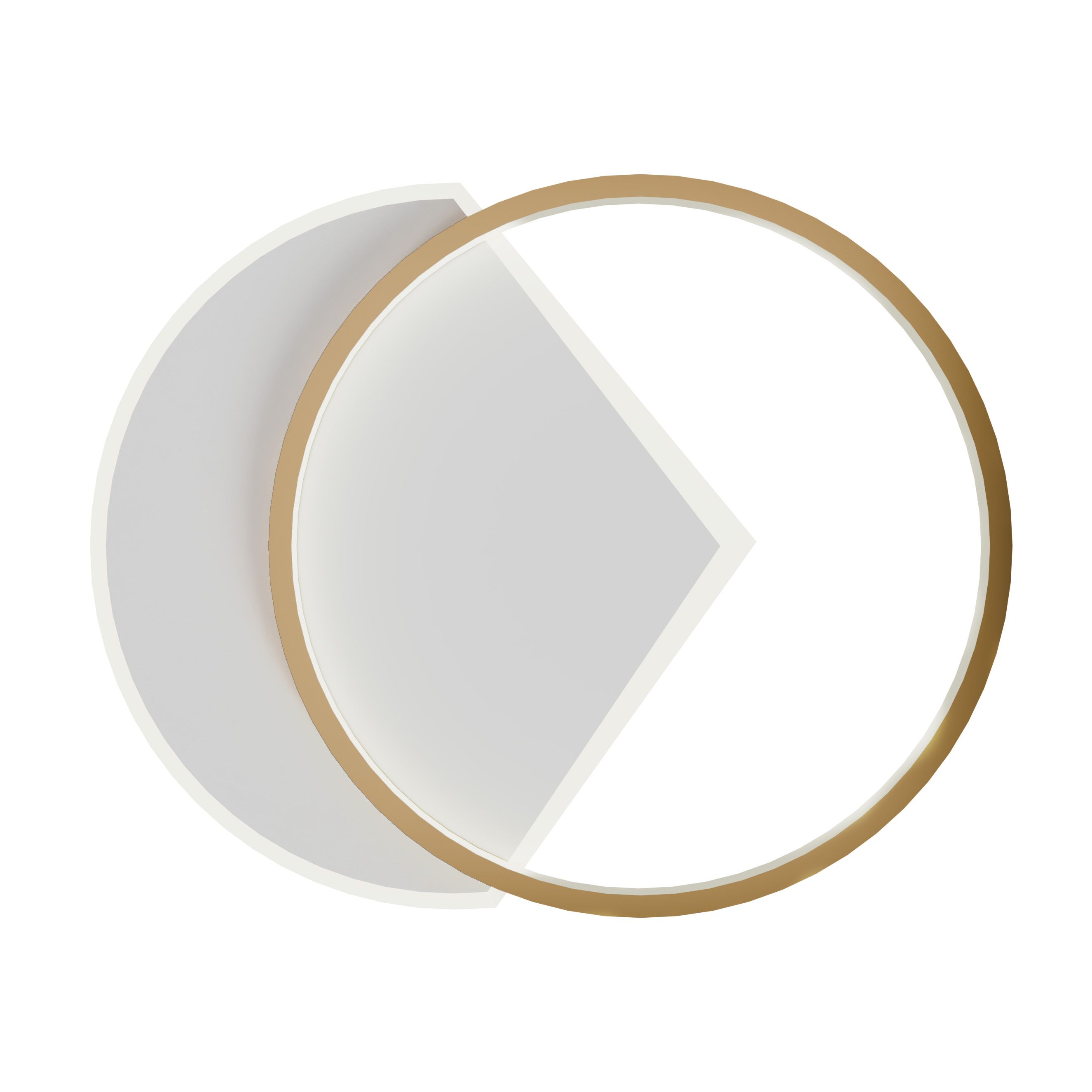 Toolight Stropní LED osvětlení Modern D59 LHJ076-C 50 cm zlaté