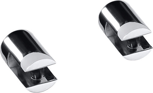 Levně Bemeta Design Držáky poličky OMEGA bez přírub (2 ks) - 6 mm - 104502112-6mm