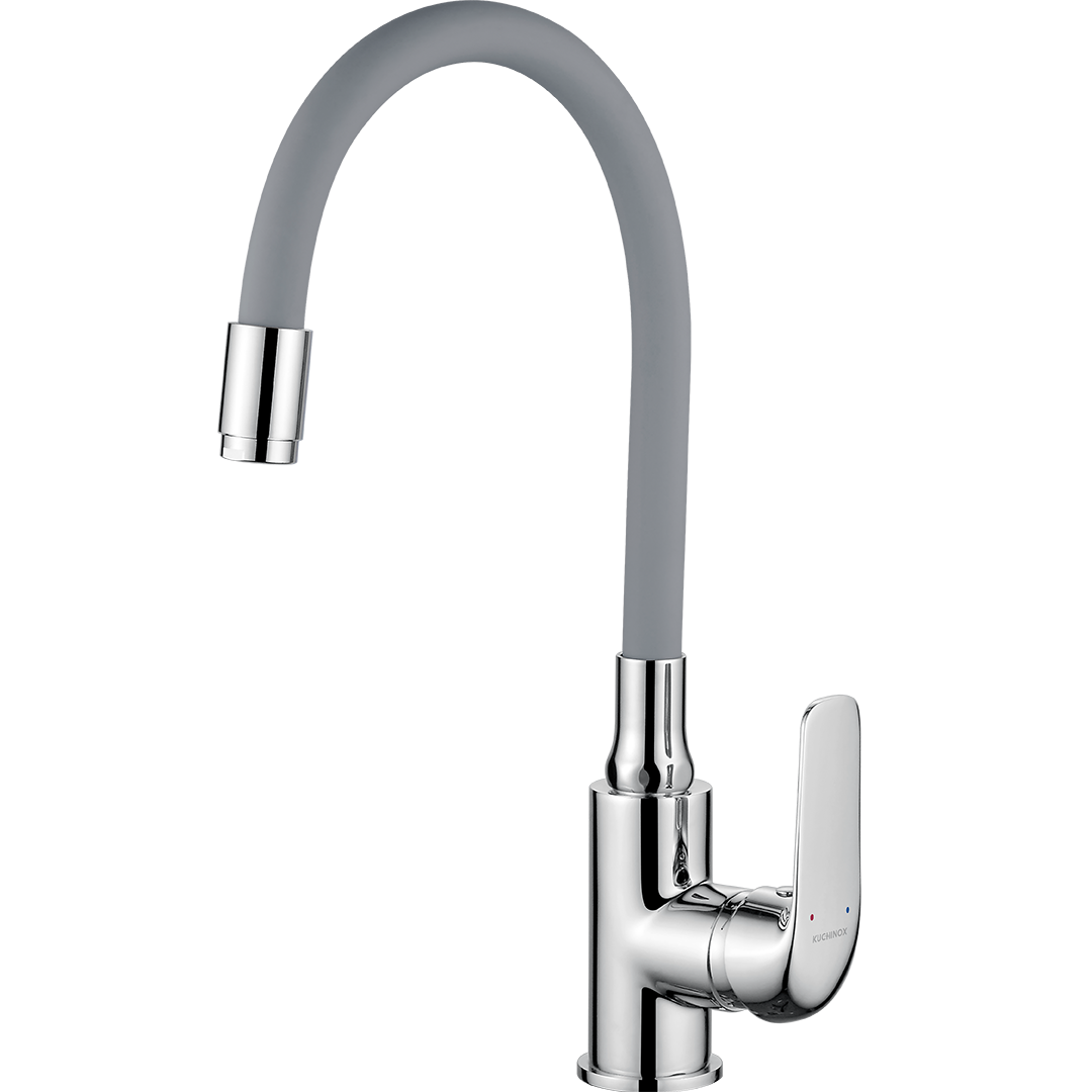 Levně Kuchinox Dřezová baterie Elza s flexibilním raménkem - BKE_961D, šedá mat/chrom