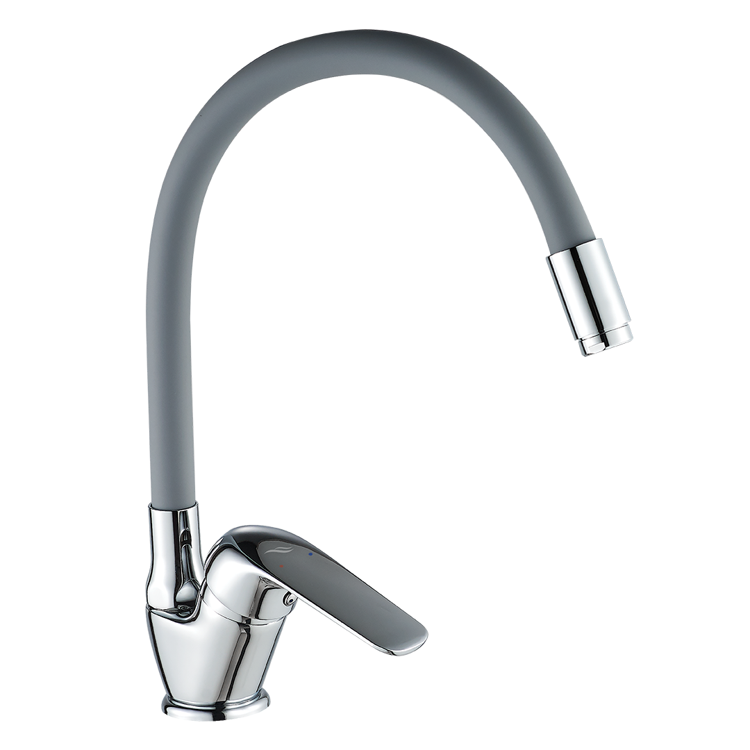 Levně Kuchinox Dřezová baterie Elza s flexibilním raménkem - BKE_967D, šedá mat/chrom