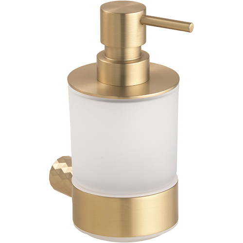 Bemeta Design ZYRA: Dávkovač mýdla, 200 ml, zlatá světlá mat - 174109010