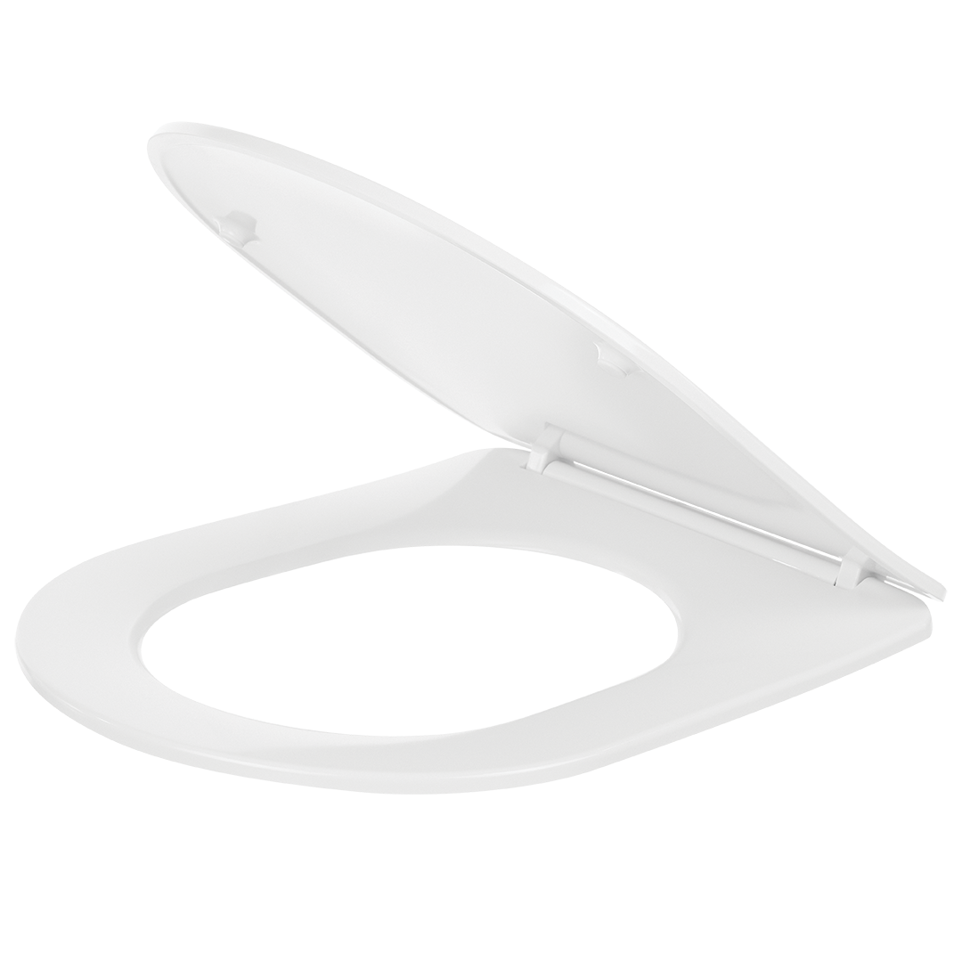 Levně Laveo WC prkénko Duroplast Soft Close Desna - ADA_600D, bílá
