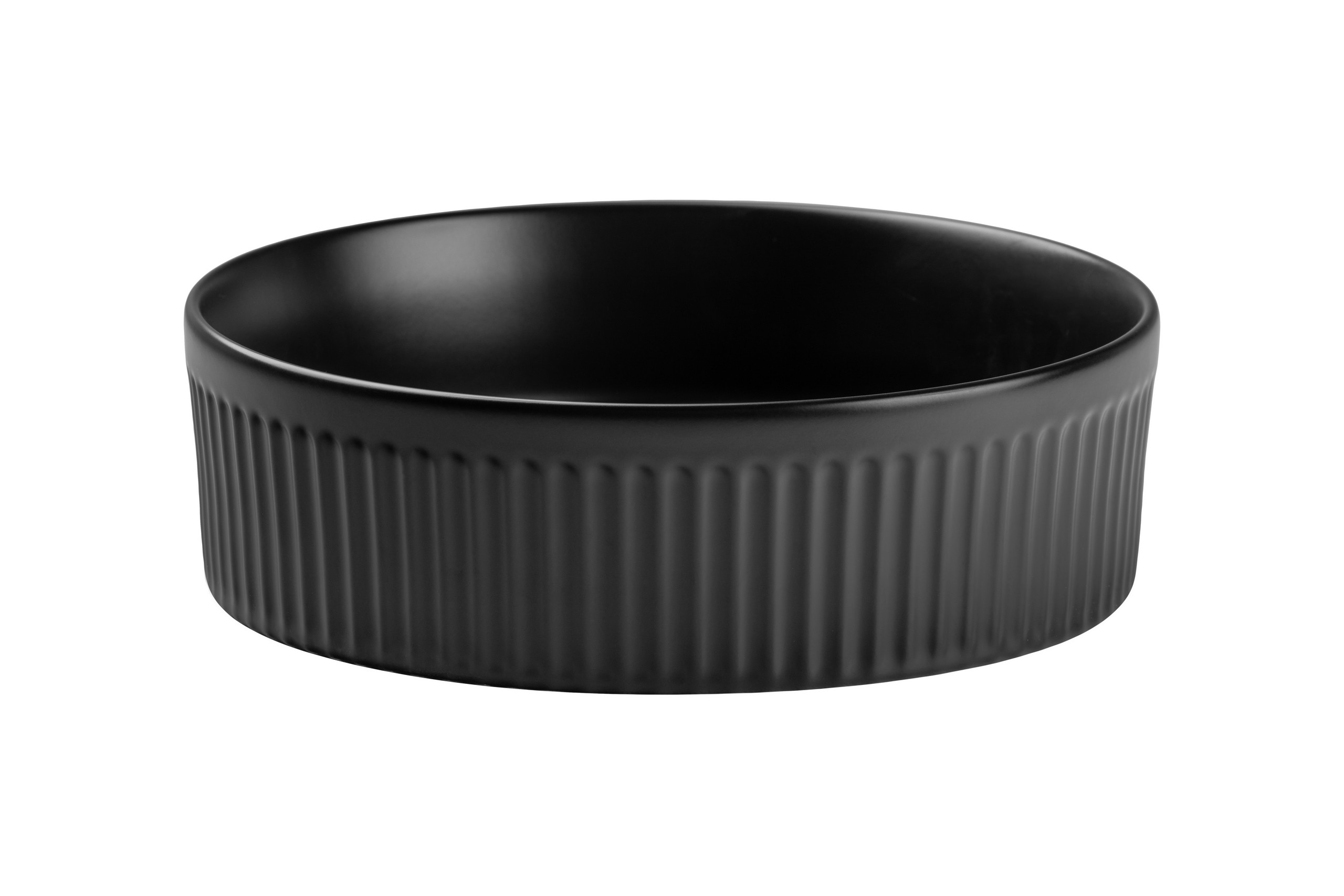 Levně Comad Keramické umyvadlo na desku BEYOND 2 BLACK, černá mat